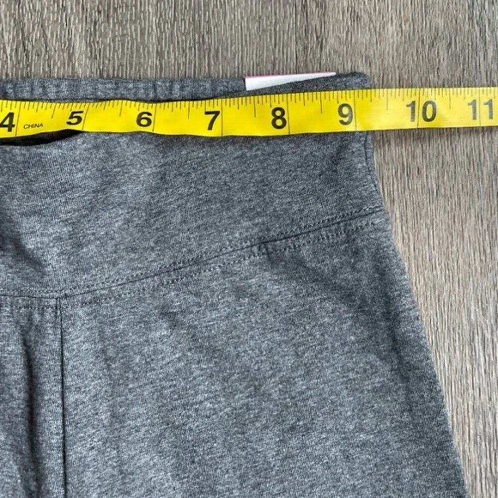 NWOT Justice Full Length Leggings Dark Grey S (7/8)